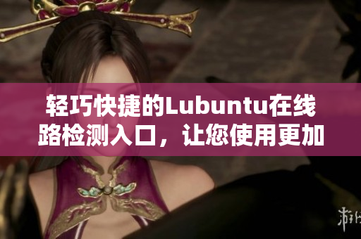 輕巧快捷的Lubuntu在線路檢測(cè)入口，讓您使用更加便捷