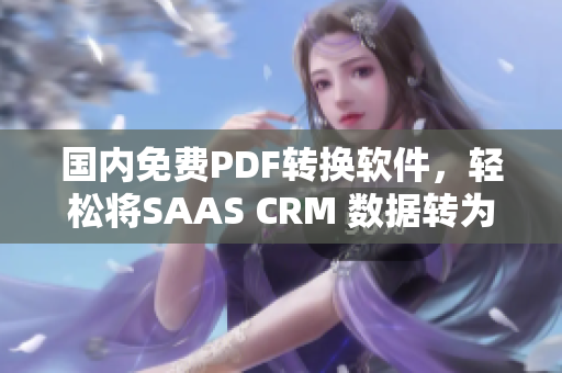 國內(nèi)免費(fèi)PDF轉(zhuǎn)換軟件，輕松將SAAS CRM 數(shù)據(jù)轉(zhuǎn)為PDF格式