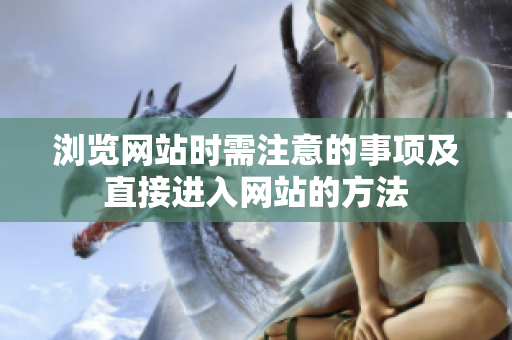 瀏覽網(wǎng)站時(shí)需注意的事項(xiàng)及直接進(jìn)入網(wǎng)站的方法