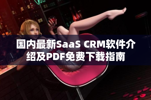 國內最新SaaS CRM軟件介紹及PDF免費下載指南