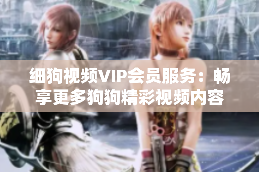 細(xì)狗視頻VIP會(huì)員服務(wù)：暢享更多狗狗精彩視頻內(nèi)容