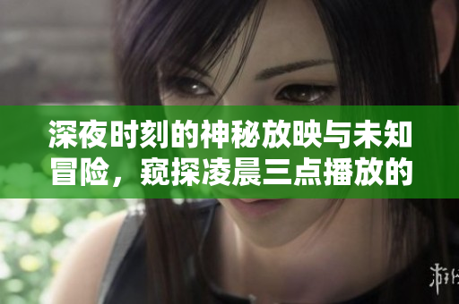 深夜時刻的神秘放映與未知冒險，窺探凌晨三點播放的視頻之謎及其驚艷畫面