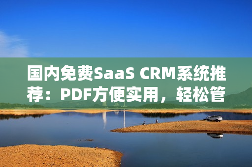 國內免費SaaS CRM系統(tǒng)推薦：PDF方便實用，輕松管理客戶信息