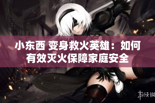 小東西 變身救火英雄：如何有效滅火保障家庭安全